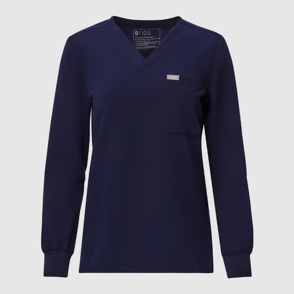 Figs Catarina Long Sleeve Scrub Top